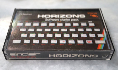 Vintage 1982 Sinclair ZX Spectrum Horizons Software Starter Pack Psion Cassette
