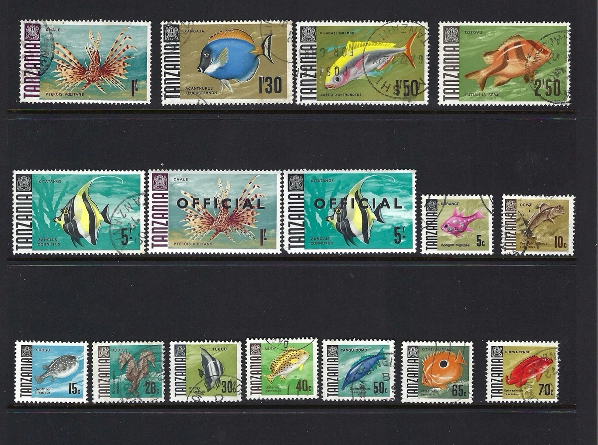 Fish Used Tanzanian Stamps for sale | eBay