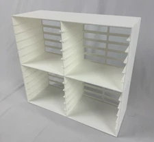 Nintendo NES Game Cartridge Display Rack Holds 24 Video Games 3D Printed White