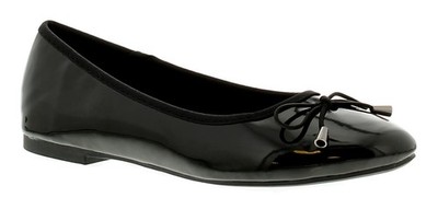 Platino flache Damenschuhe Brittany 2 Slipper schwarz UK-Größe