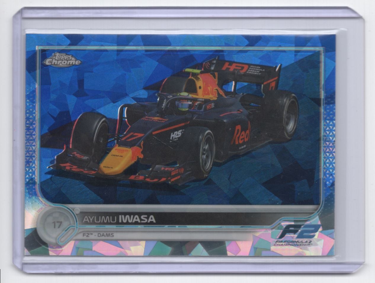 2022 Topps Chrome Formula 1 Sapphire . Ayumu Iwasa Dams #144