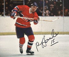 REJEAN HOULE Signed 8x10 Photo! Montreal CANADIENS ! NHL LEGEND! W/COA