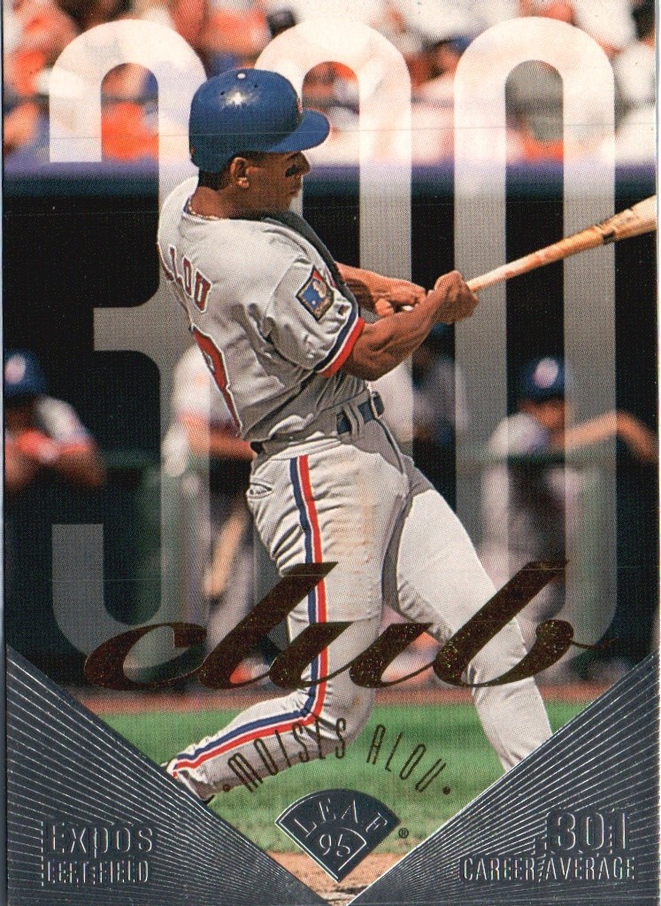 1995 Leaf #4 Moises Alou 300 Club