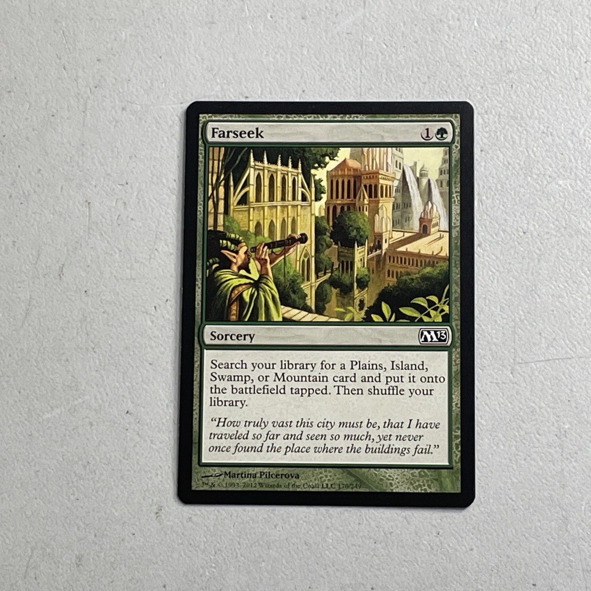 cards like farseek mtg Magic the Gathering MTG 2012 M13 Set Card -- Farseek 170/249