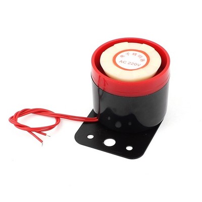 2 Wired Lead Continuous Sound Electronic Alarm Buzzer AC 220V 100dB
