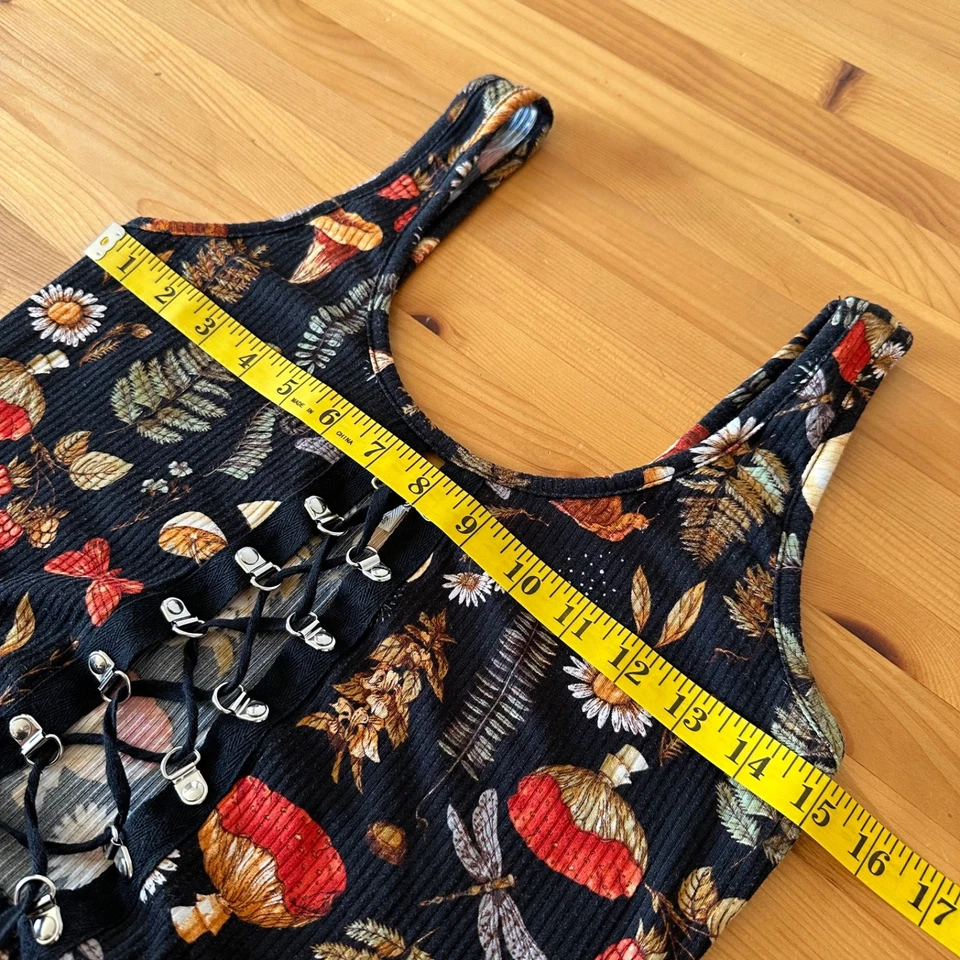 Top Mujeres L Hada Grunge Capricho Casa de Campo Seta Mariposa Corsé Jardín Foto 3 de 4