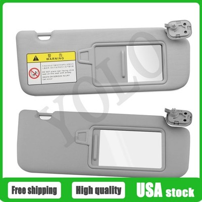 A pair Sun Visor Mirror Sunvisor Grey For KIA SPORTAGE 85210D9110ED 85220D9110ED