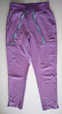 Figs W22SW2013 Women Sz S Ultraberry Purple High Waisted Yola Skinny Scrub Pants