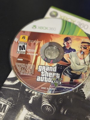 Grand Theft Auto V Disc 2 only XBOX 360 Play Disc Replacement Rockstar