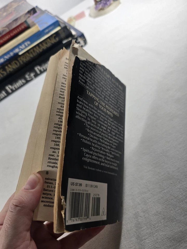 Edgar Cayce Primer Herbert Puryear 1982 Bantam Книга Духовности в мягкой обложке - Изображение 4 из 4