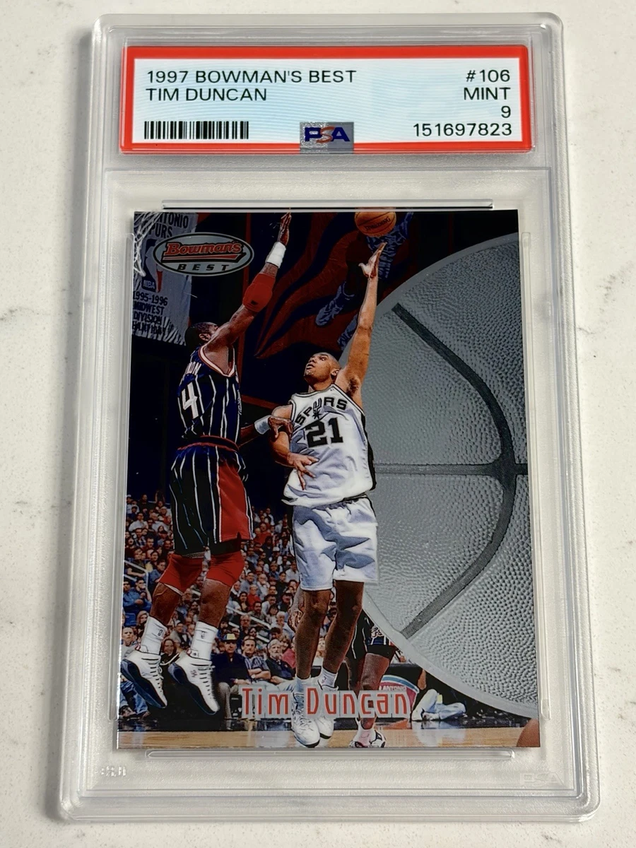 Topps Tim Duncan Basketball Rookie Sports Trading Cards