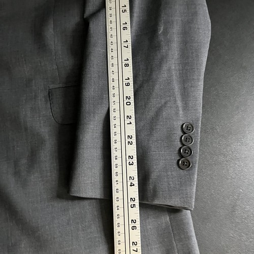 Brooks Brothers Madison Men's 48R Gray Wool Sport Coat Blazer 2-Button Solid - Picture 9 of 10