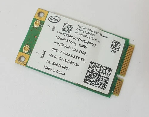Wlan Mini PCIe Intel WiFi Link 5100 aus Lenovo Thinkpad N500 R500 T400 T500