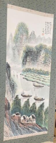 Wiszący zwój Zhangjiajie Xu Yun 14532 Top Art Purchase - Zdjęcie 1 z 5