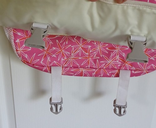 JANSPORT Messenger Bag S1140306 Pink with White/Orange Flower Pattern Adjustable - Picture 10 of 20
