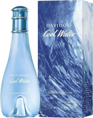 COOL WATER OCEANIC EDITION-DAVIDOFF-WOM-EDT-SPRAY-3.4 OZ-100 ML-AUTHENTIC-FRANCE
