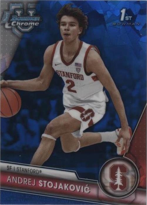 2023-24 Bowman University Chrome Sapphire Edition - Andrej Stojakovic #73 - 1 of 2