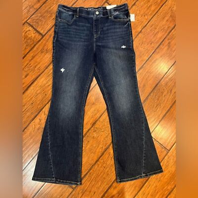 Maurices jeans jegging womens XL (37x32) Pull On High Rise blue