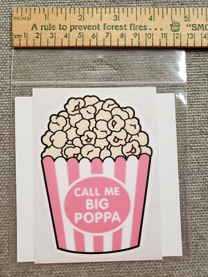 Call Me Big Poppa 5'' Off the Hook Vinyl Sticker