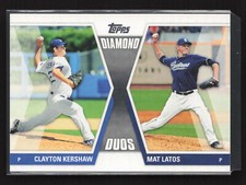 2011 Topps Diamond Duos #DD-KL Clayton Kershaw / Mat Latos