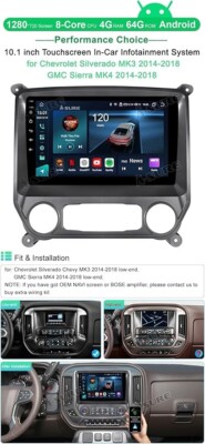 ASURE 10.1'' Car Stereo Radio GPS Navigation Unit for Chevrolet Silverado 2014-18