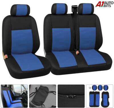 Bench Seat Ford F150 Seat Covers Walmart Blue Van Bus Truck Fabric