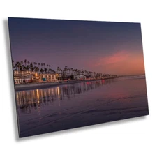Oceanside Waterfront Beach Serenity: Oceanside California Sunset Wall Art 