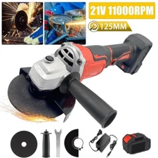21V Cordless Angle Grinder Cutting Brushless Detail Sander 11000 RPM W/ Battery