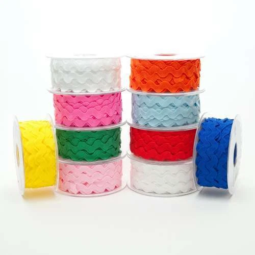 Narrow or Wide Ric Rac Braid Trim  Width 6mm or 13mm x 3m length - Image 2 of 4