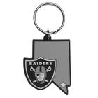 Las Vegas Raiders Home State Rubber Flexi Key Chain NFL Licensed Football