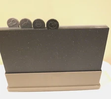 Plastic Cutting Boards with Food Icons, Flexible Cutting Mats, Set of 4, BPA-...