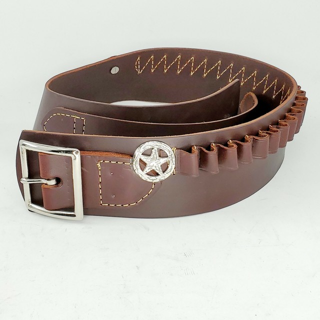 Hunter 165 WESTERN DROP BELT .44 .45 Cartridge Brown Leather 0165CS