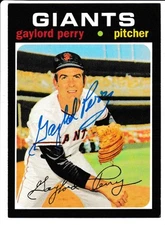 Autographed GAYLORD PERRY 2011 Topps Card, #60YOT-79 - w/COA