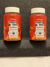 Bellway Super Fiber Gummies Raspberry Lemon Lot of 2 60 Each NEW EXP 07/25 11/25
