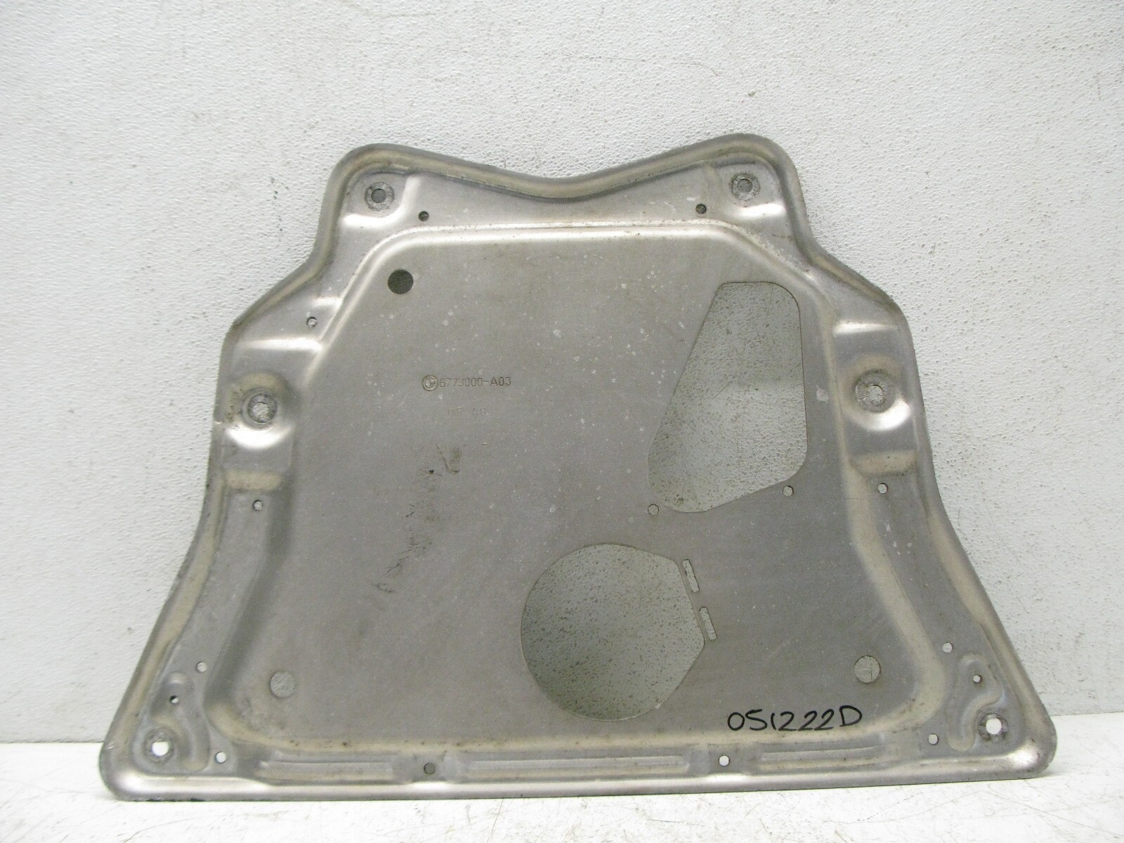 0713 BMW E70 X5 UNDER BODY ENGINE SKID SPLASH SHIELD COVER PLATE OEM