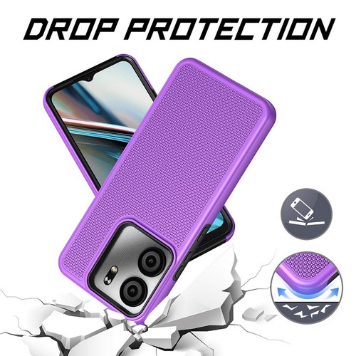 Coque Téléphone pour Blu View 5 (B160V) Double Couche Protection Chute Housse Texturée - Photo 5 sur 18
