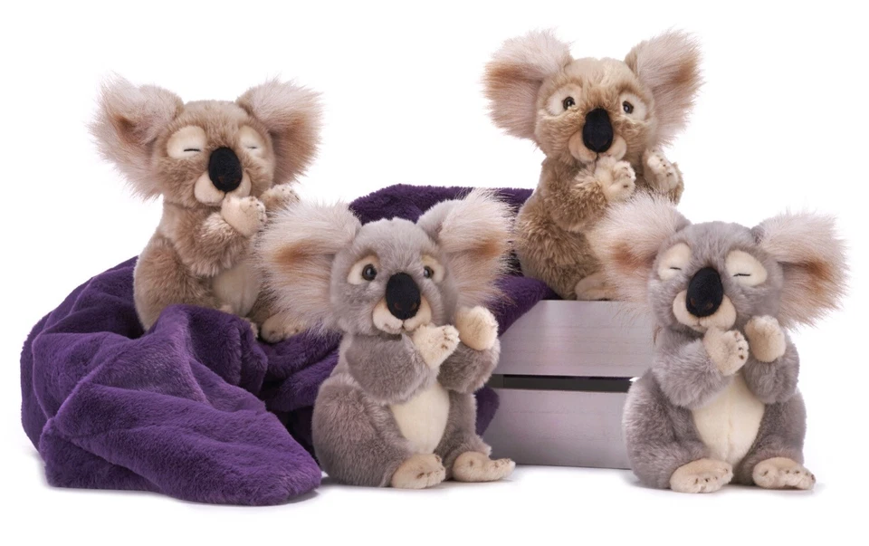 PLUSH NEW KOALA BEAR KEITH BROWN / GREY SOFT TOY CUDDLY 9'' CHOICE OF 4 CUTE