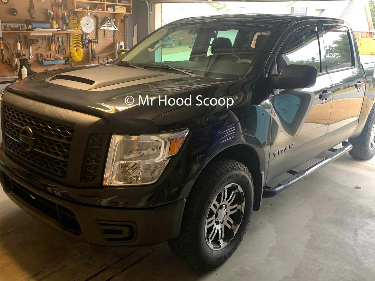 2016-2024 Hood Scoop For Nissan Titan By MRHoodScoop PAINTED HS009