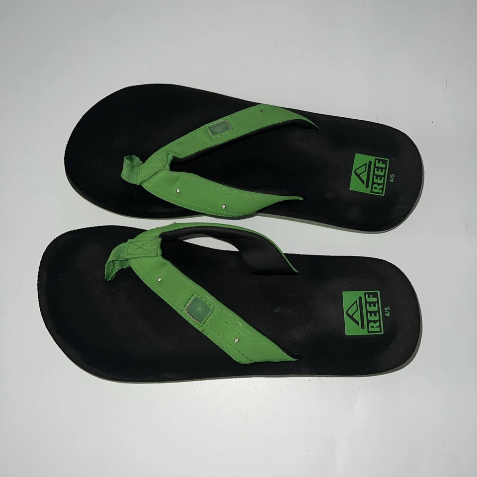 Chanclas Reef verde para niño talla 4/5 Foto 4 de 4