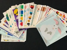 **UPDATED Mrs Grossman 6x6 sticker sheets ~ ANIMALS~Holidays~CHILDREN~Circus~ABC