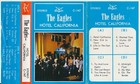 Eagles hotel california + bonus 1976 Singapore / Malaysia Cassette rarity