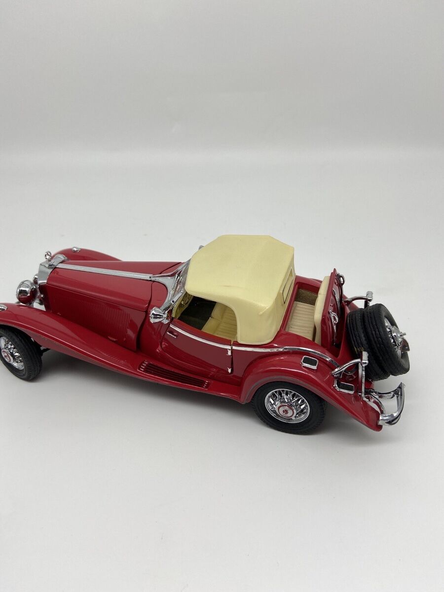 Franklin Mint 1935 Mercedes-Benz 500K Special Roadster Diecast Car With Case