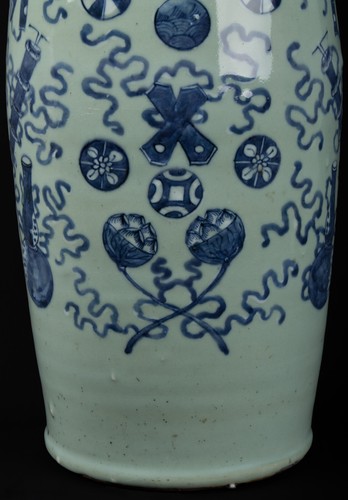 China 19. Jh. Goße Bodenvase -A Large Chinese Baluster Vase Cinese Chinois Qing - Bild 8 von 13