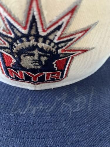 WAYNE GRETZKY STARTER NY RANGERS SIGNED AUTO STARTER CAP UD UPPER DECK NHL VTG - Picture 7 of 10