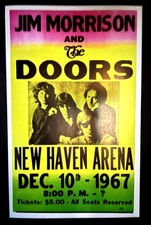Jim Morrison & The Doors    14" X 22" Nostalgic Poster Art on Heavy Card Stock