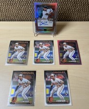 2024 Panini Donruss Colton Cowser Signature Auto Baltimore Orioles + Base RC (5)