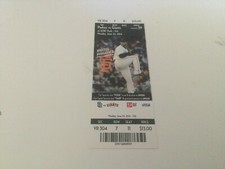 GIANTS 2014 TICKET STUB 6/23/14 vs PADRES~Odrisamer Despaigne DEBUT & WIN