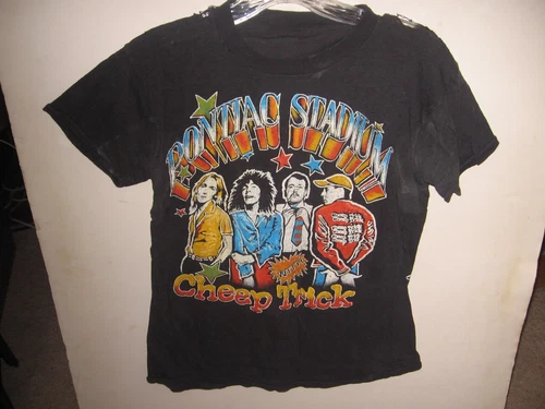 Cheap Trick/ Kiss Alive in '79 Tour Concert T-S 1970s vintage concert t-shirt, vintage, single stitch, B+ condition