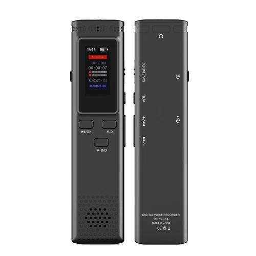 USB Charge Voice Activated Recorders 8/32/64GB with Variable Speed for