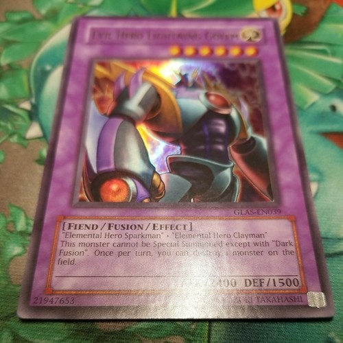 Evil Hero Lightning Golem GLAS-EN039 Ultra Rare Holo Near Mint Yugioh Card 2007 - Picture 3 of 10